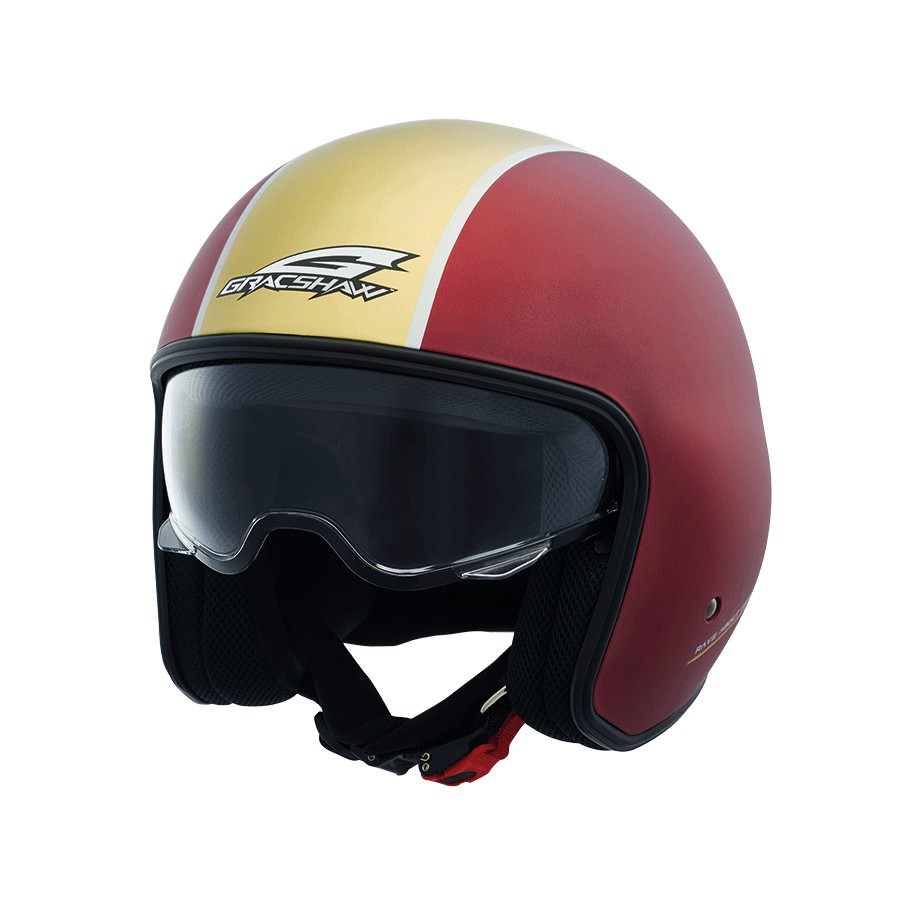 [Sold Out] Gracshaw Gilray G717 Open Face Helmet Classic Helmet for Big