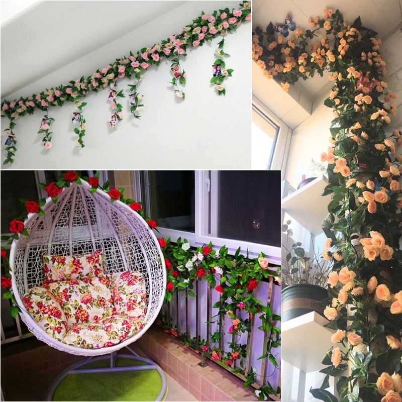 Pipe Air Conditioning Rose Rattan Living Room Wedding Ceiling