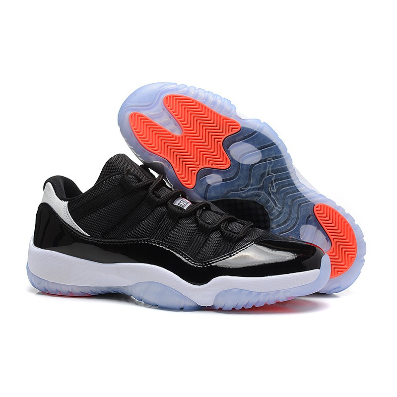 New AJ11 Retro Low Black Infrared 23 Pure Platinum Basketball Shoes Shopee Malaysia