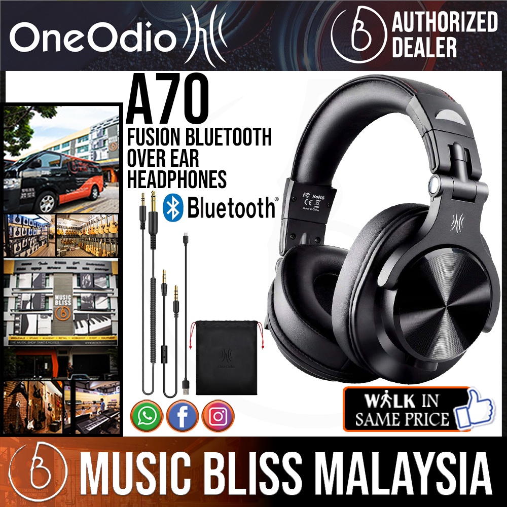 OneOdio A70 Fusion Bluetooth Over Ear Headphones, Studio DJ Headphones