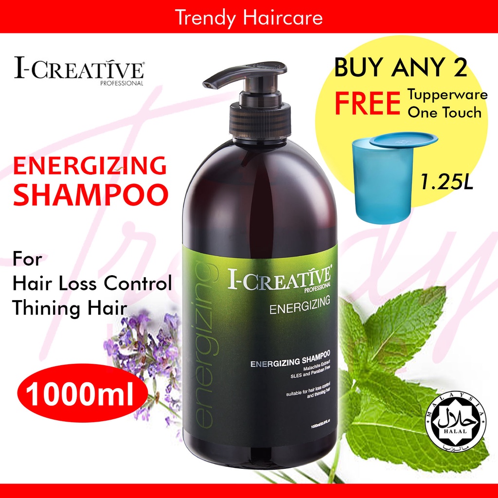 I-CREATIVE ENERGIZING SHAMPOO 1000ML (防止掉发洗发水) | Shopee Malaysia