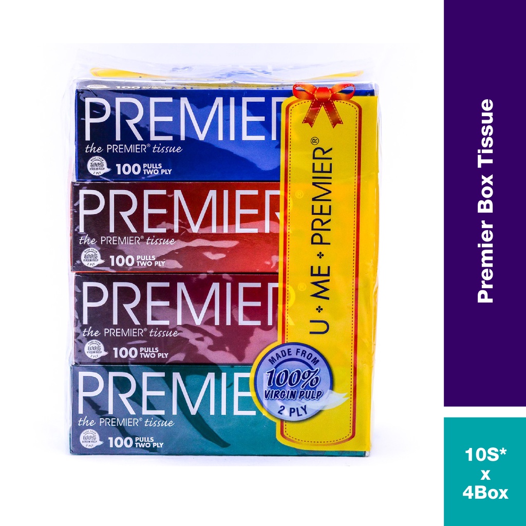 PREMIER BOX TISSUE 100S*4 | Shopee Malaysia