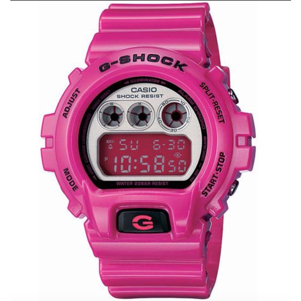 G Shock Dw6900 Pink Cs4 Autolight Jam G Shock Dw6900 G Shock Pink Jam Tangan G Shock 6900 G 