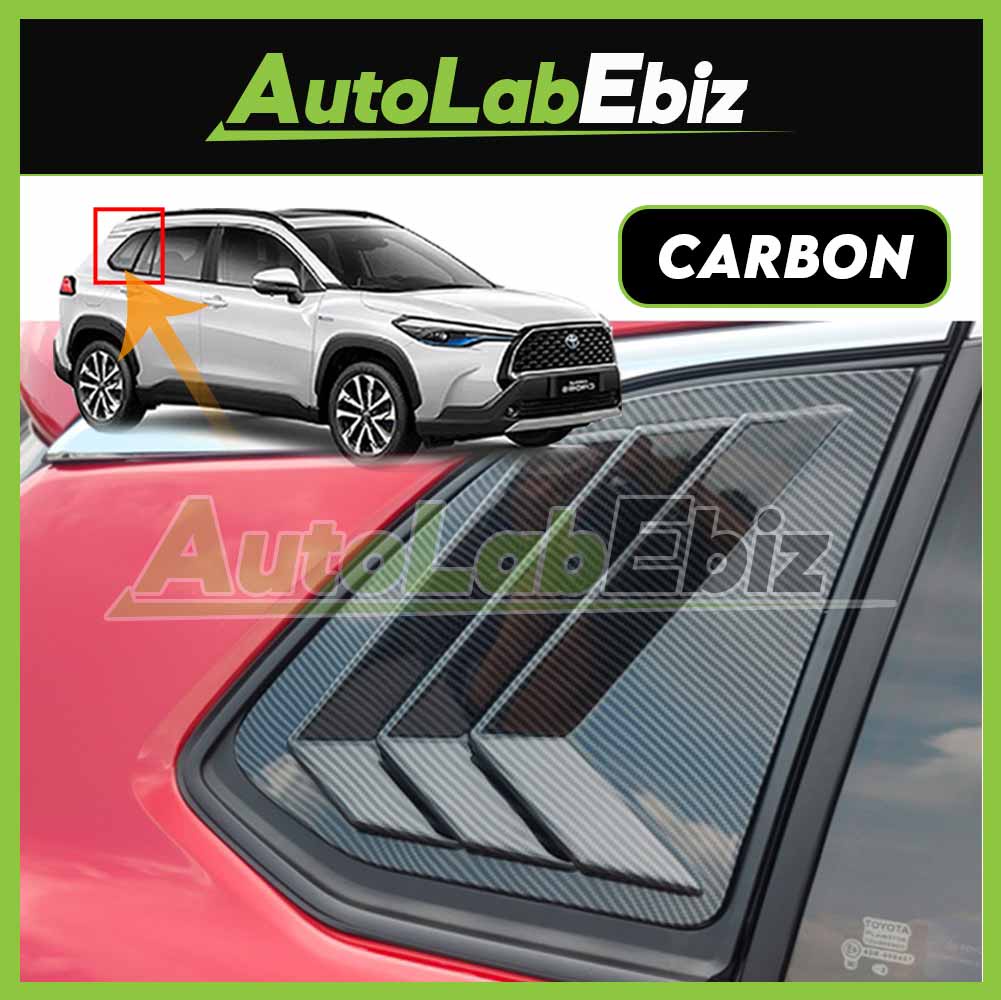 Toyota COLLORA CROSS 2021-2022 Rear Side Louver Cover Window Triangle ...