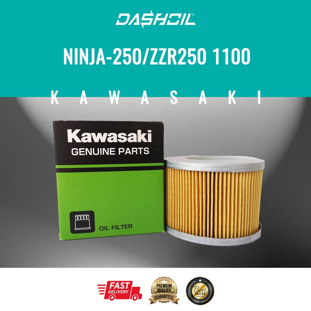 [READY STOCK] Kawasaki Oil Filter NINJA 250R 2008 ZZR 250 1100 FAST SHIPPING PGMall