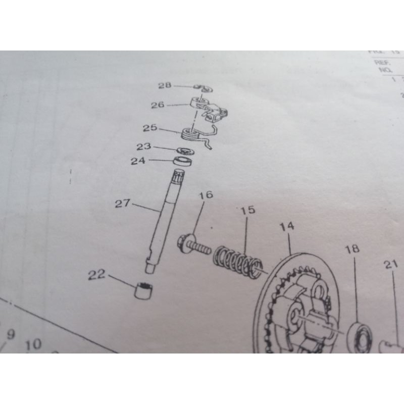 Lc135 v2 clutch tangan set / push rod assy indo yamaha | Shopee Malaysia