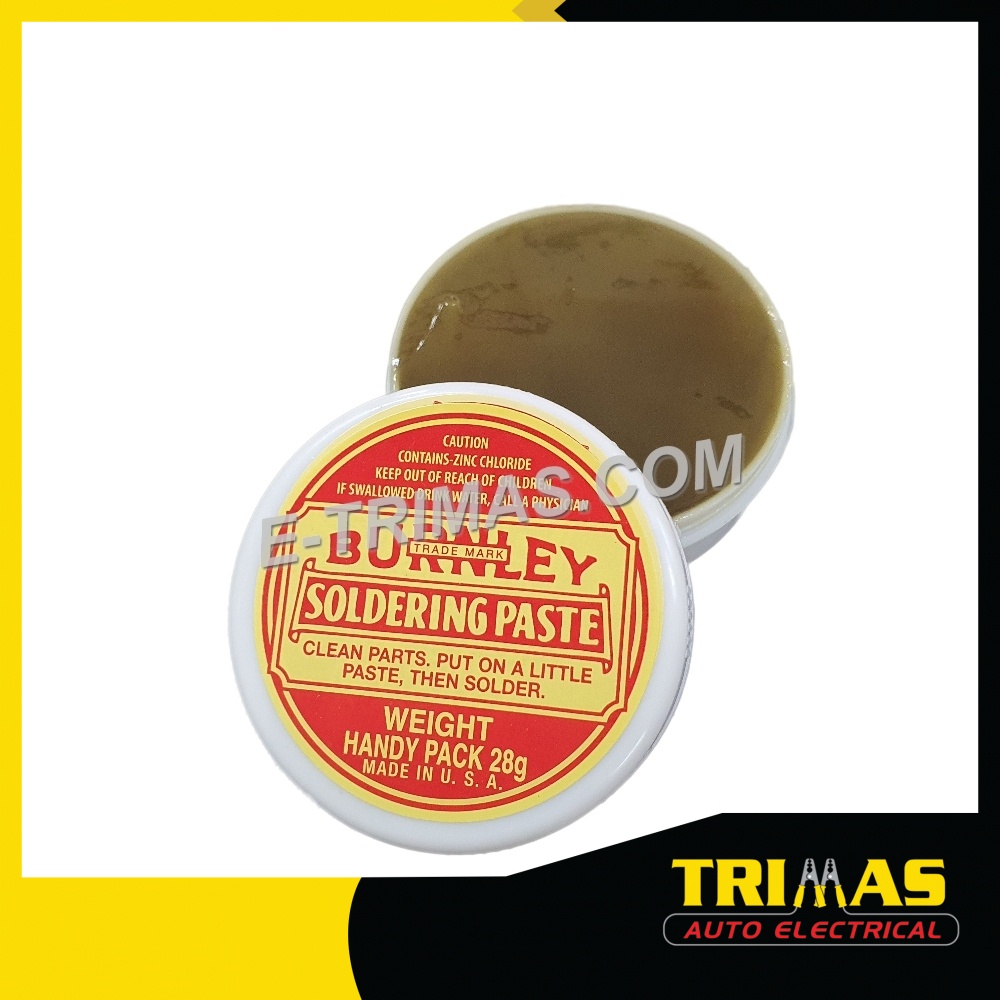 Genuine Burnley USA Soldering Paste Solder Flux High Intensity Welding