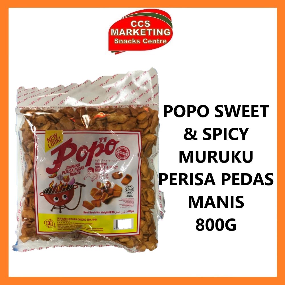 CCS Popo Sweet & Spicy Muruku Perisa Pedas Manis ( 800g ) | Shopee Malaysia