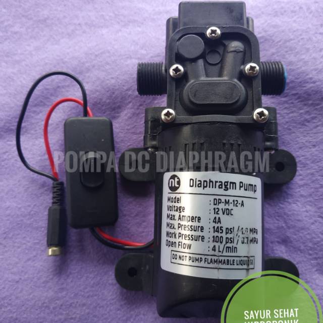 Imported KNF DC Diaphragm Pump PML11648-NF 30 12V 11.9W Water