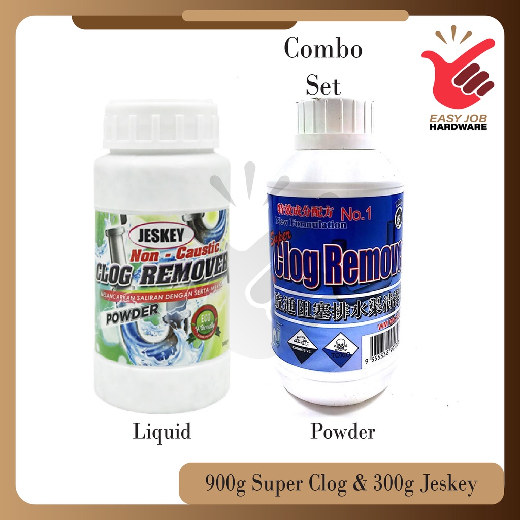 Drain Clog Remover Toilet Cleaner Clog Powder Sinki Tersumbat Jeskey ...