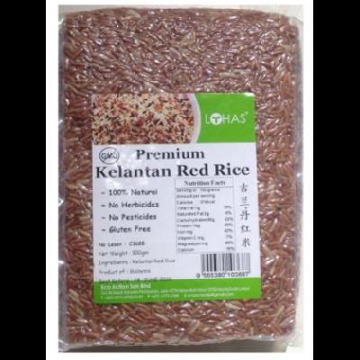 LOHAS Premium Kelantan Red Rice 900g 顶级吉兰丹红米 | Shopee Malaysia