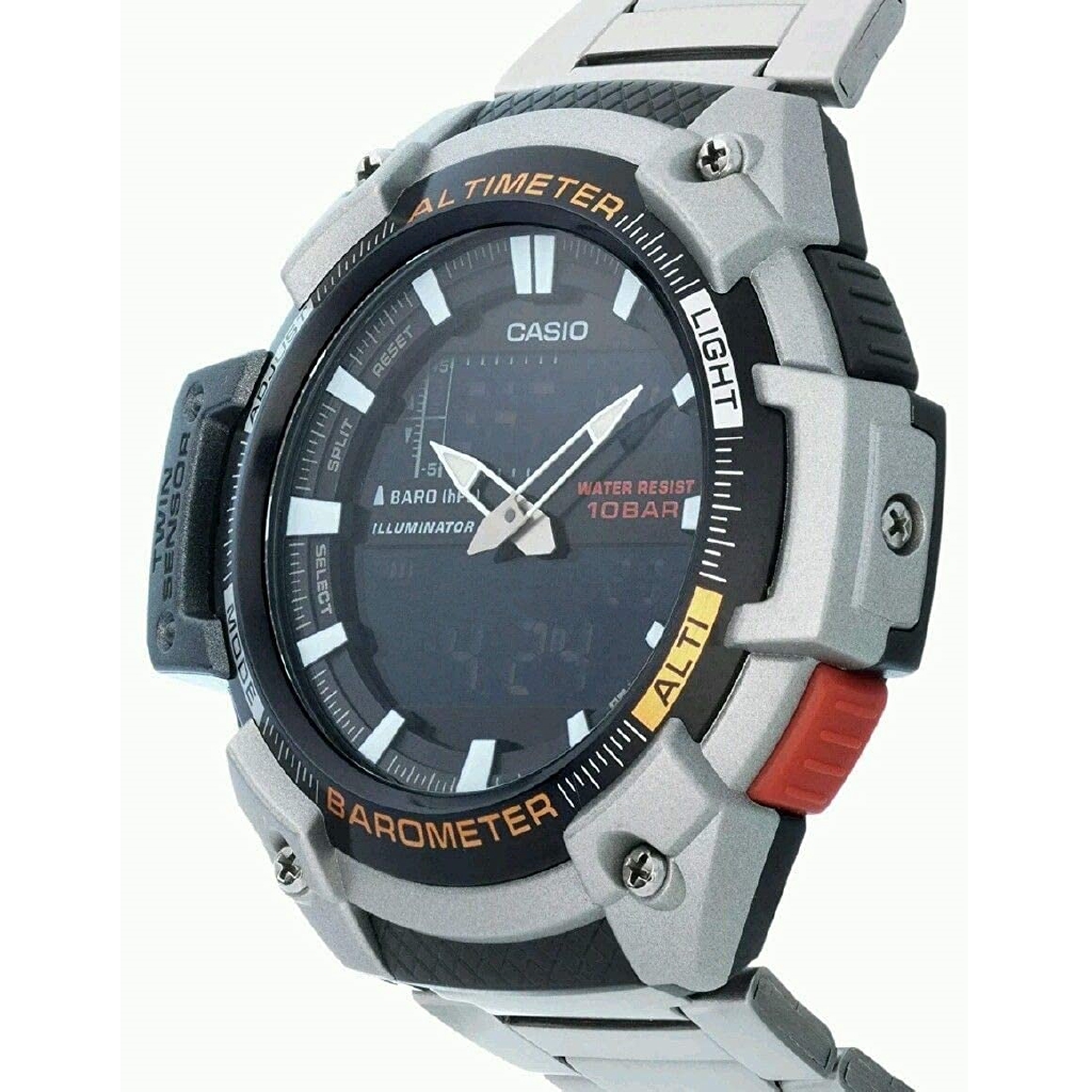 OFFICIAL WARRANTY Casio SGW 450HD 1B Outgear Twin Sensors Analog Digital Aluminum Watch SGW450HD 1B SGW 450HD 1BDR Shopee Malaysia