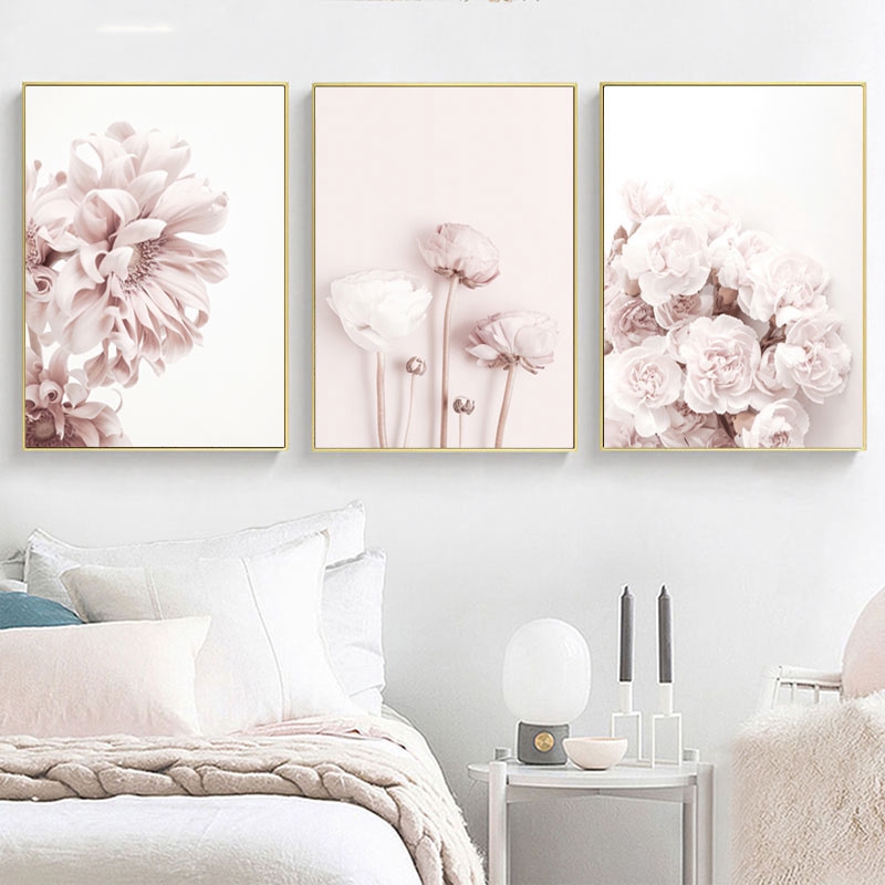 Decoruhome - DIY Frame Wall Deco Canvas - Modern Flower Wall Pictures ...