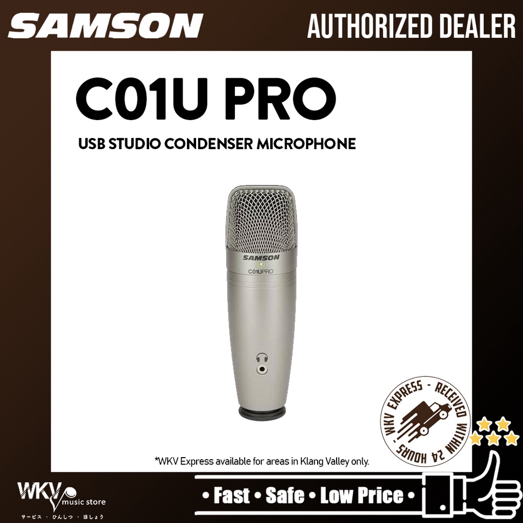 Samson C01U Pro USB Studio Condenser Microphone (C-01U) | Shopee Malaysia