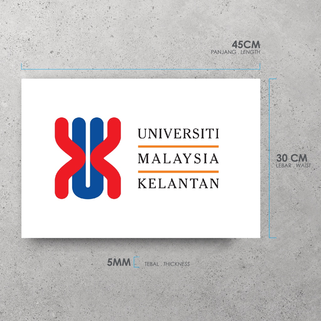 Malaysian Public University Logo Motivational Educational School Wall ...