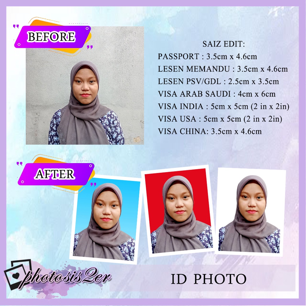 Passport Photo / Gambar Passport | Shopee Malaysia