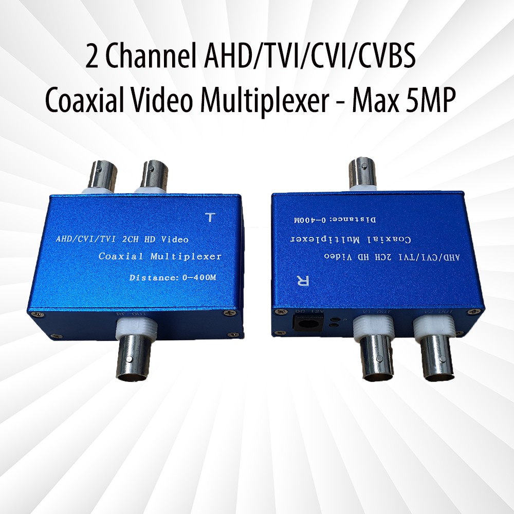 2 Channel 5MP AHD/CVI/TVI /Analog 4 in 1 HD CCTV Video Coaxial