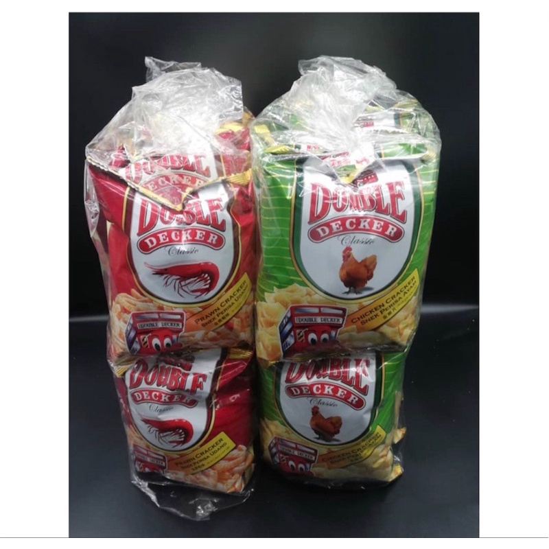 Double Decker Cracker 65g*10 - Chicken / Prawn 80G*10 | Shopee Malaysia