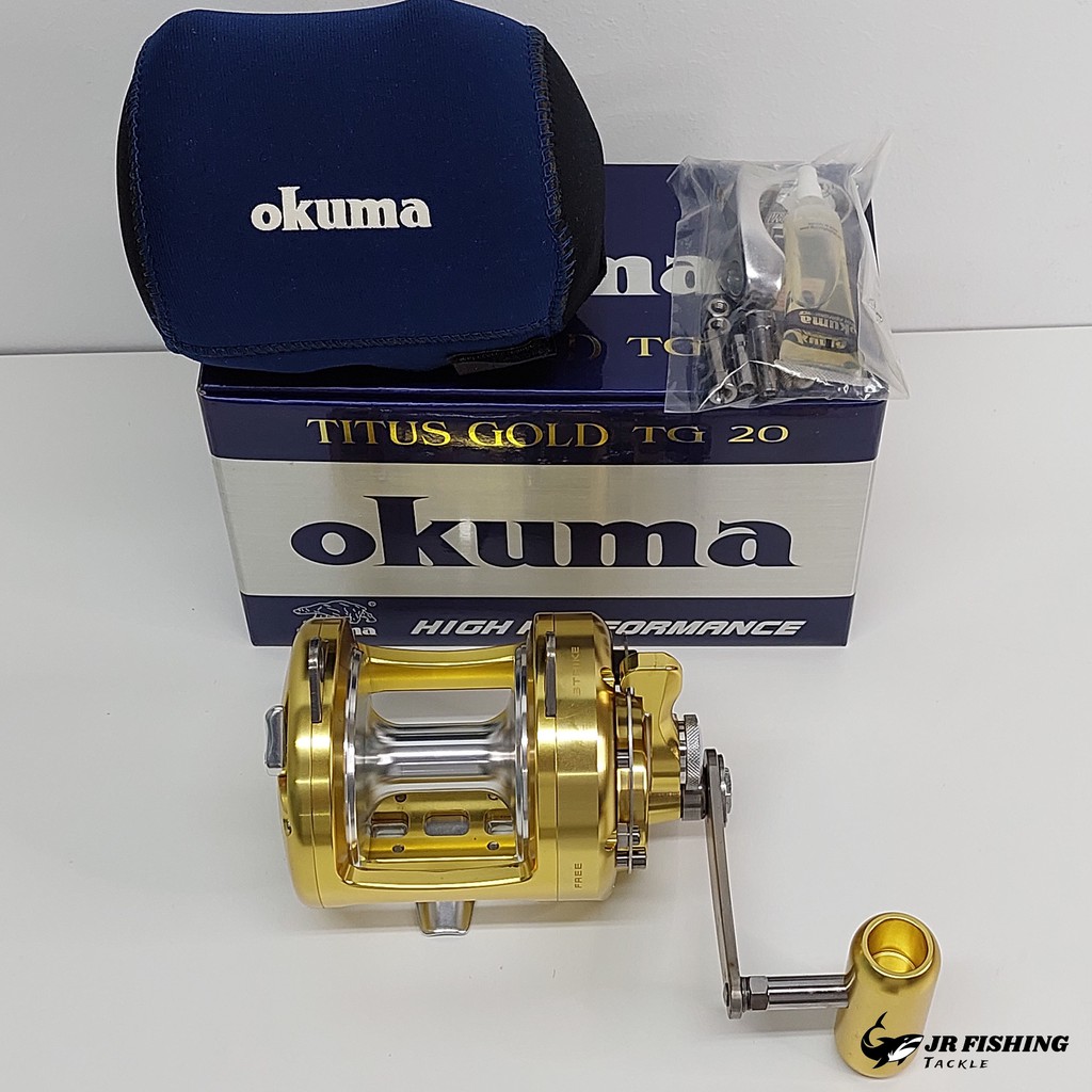 OKUMA TITUS GOLD DRUM FISHING REEL TG15/TG20