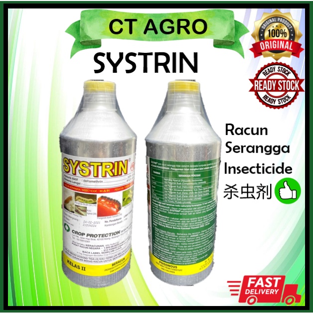 SYSTRIN 1Liter Racun Serangga Deltamethrin 2.8% Racun Serangga Pengorek ...