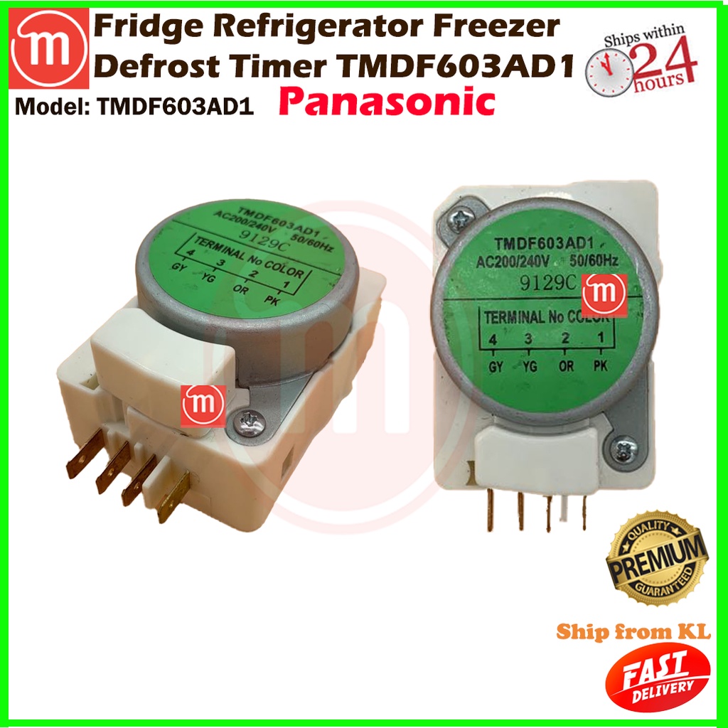 TMDF603AD1 Panasonic Fridge Refrigerator Freezer Freeze Defrost Timer 4 ...
