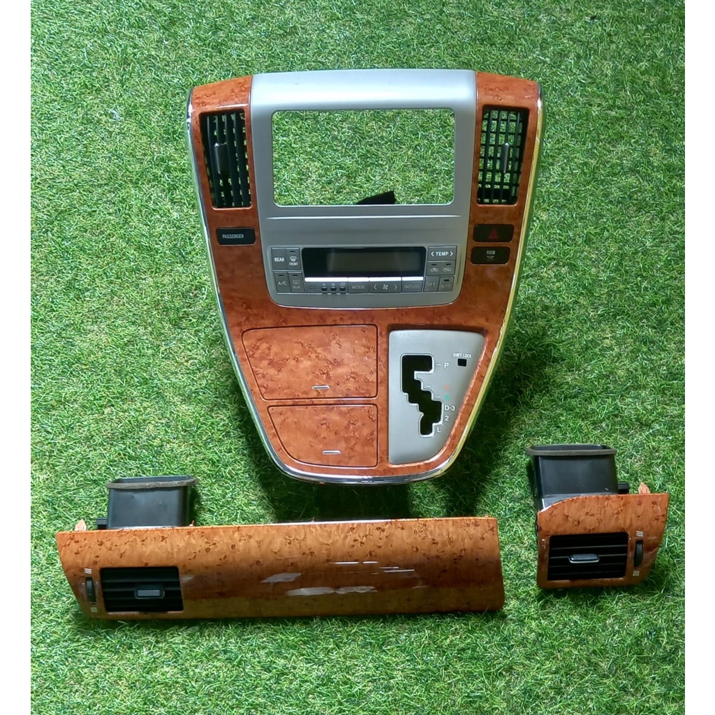 Toyota Alphard ANH10/MNH10 MNH15 NFL Aircon Panel Set (Walnut) | Shopee ...