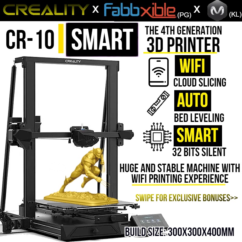 Creality CR-10 Smart 3D Printer 300x300x400mm