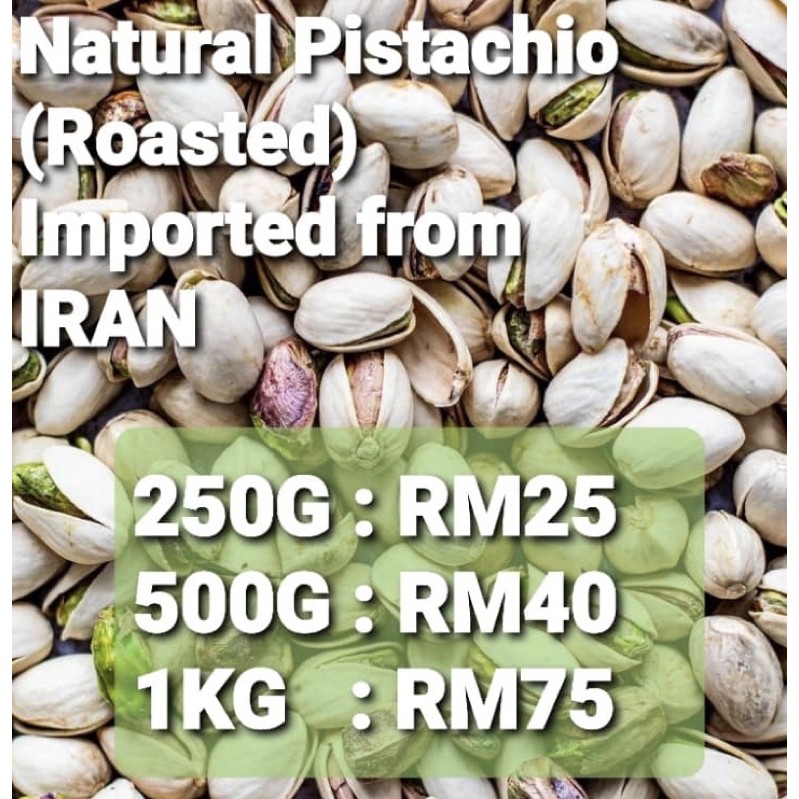 Pistachio Kacang Cerdik Imported From Iran Roasted And Salted