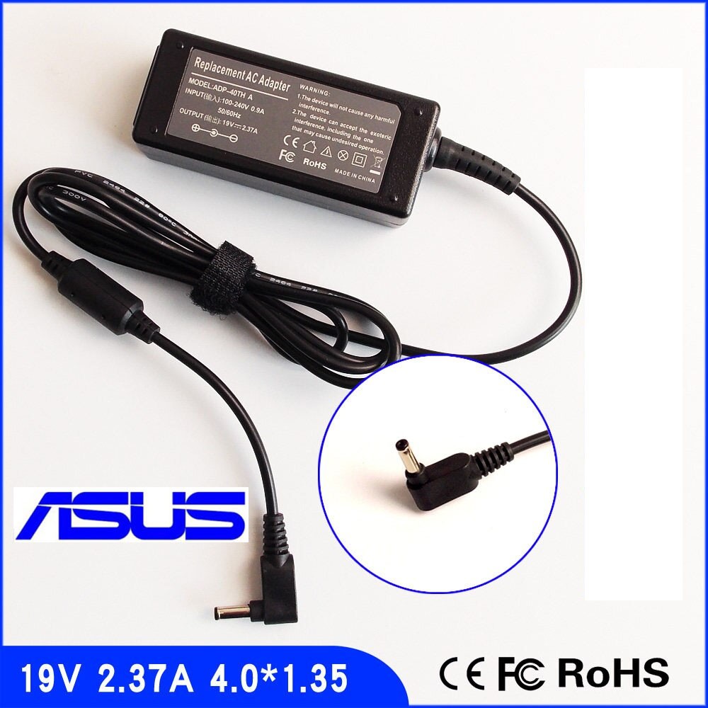 Cluvox Caricabatterie Portatile 45W Per ASUS – 19V 2.37A, Compatibile Con Vivobook, ZenBook, VivoBook Flip E Molti Modelli (Connettore 4,0x1,35mm)