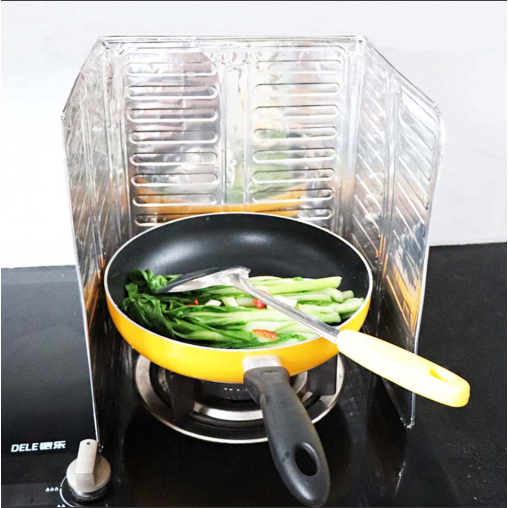 Kitchen Tools Cooking Insulate Splash Proof Oil Baffle Plate Aluminium ...