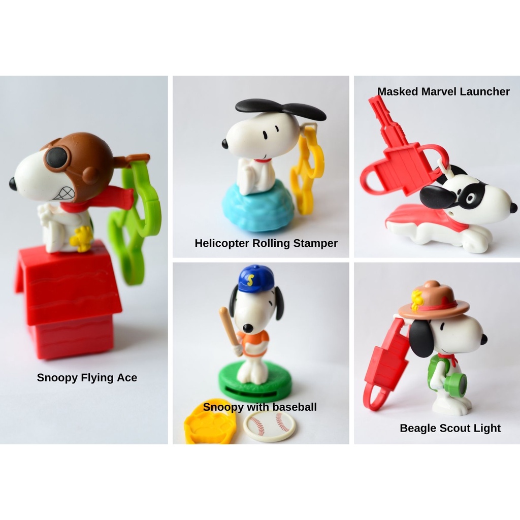 Snoopy mcdonalds 2025 toys 2018