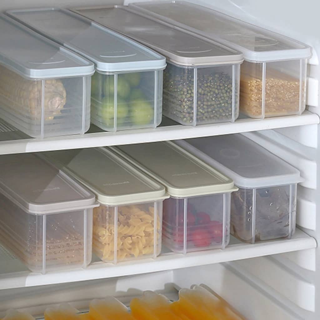 Rectangular Pasta Box Noodles Container Kitchen Food Storage | Shopee ...