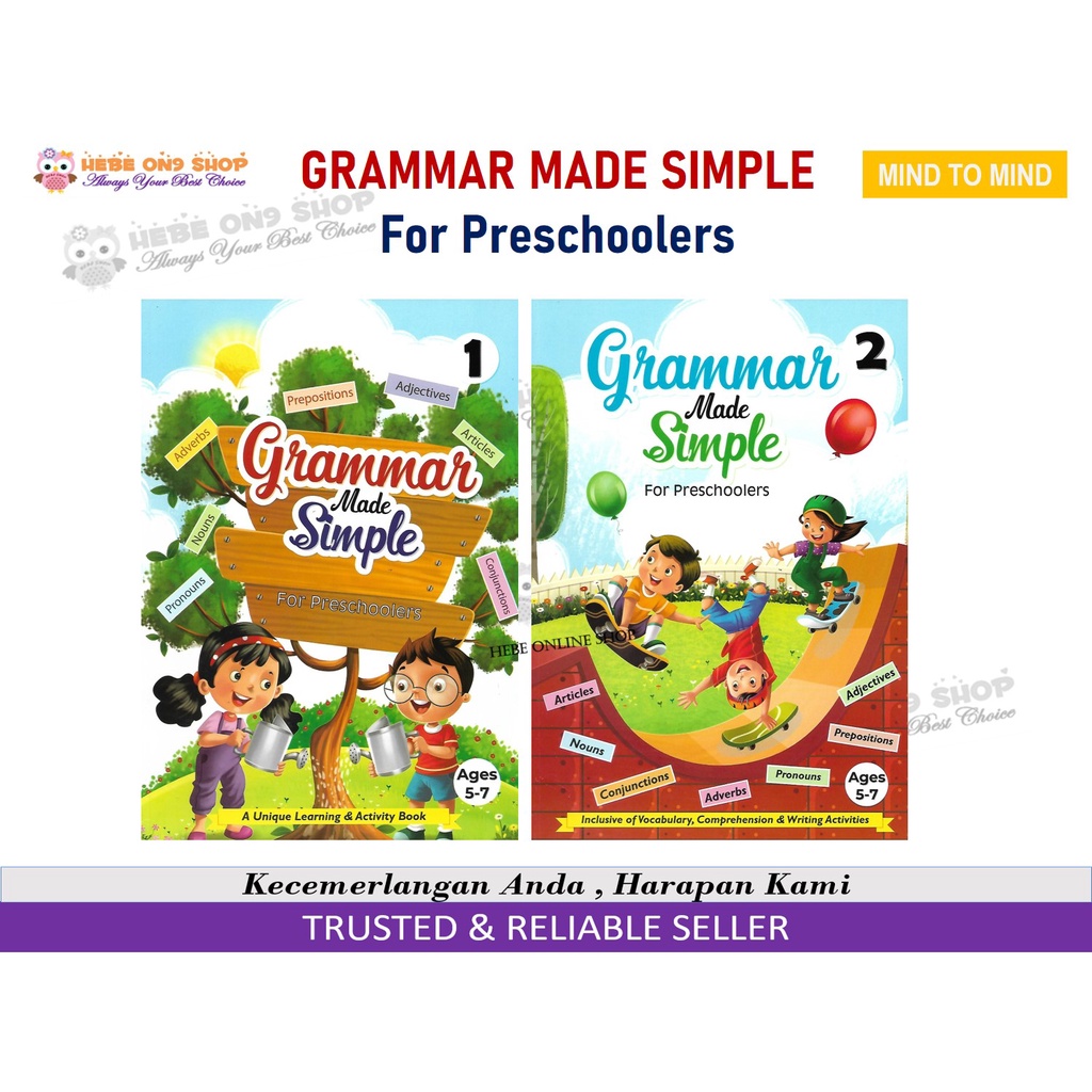 Grammar Made Simple for Preschooler Mind to Mind Shopee Malaysia