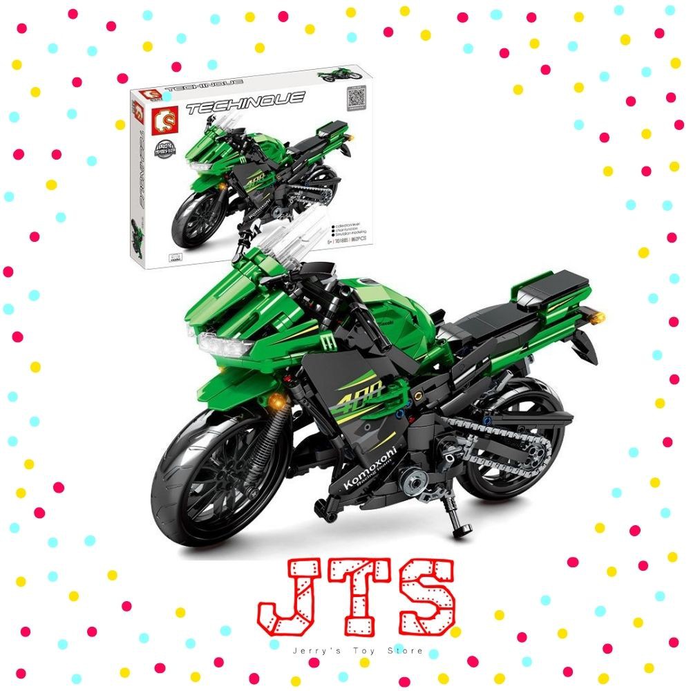 JTS SEMBO Kawasaki Ninja 400 Motorcycle 701805 Motor Building Blocks ...