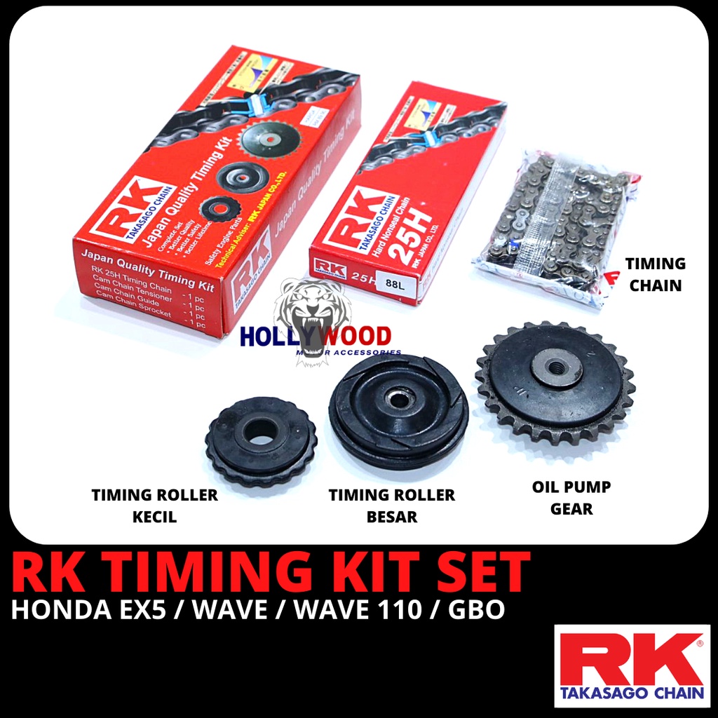 Rk Takasago Japan Timing Chain Kit Set Honda Gbo Ex Ex Class Wave Wave Dash Timing Chain