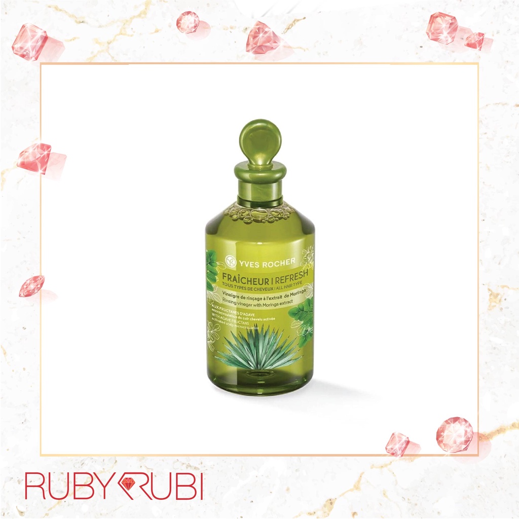 ORIGINAL Yves Rocher REFRESH all Hair Types Hair Rinsing Vinegar 150ml