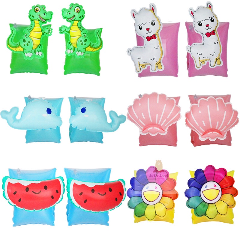New Inflatable Children Arm Floats Watermelon Whale Buoyancy Cartoon