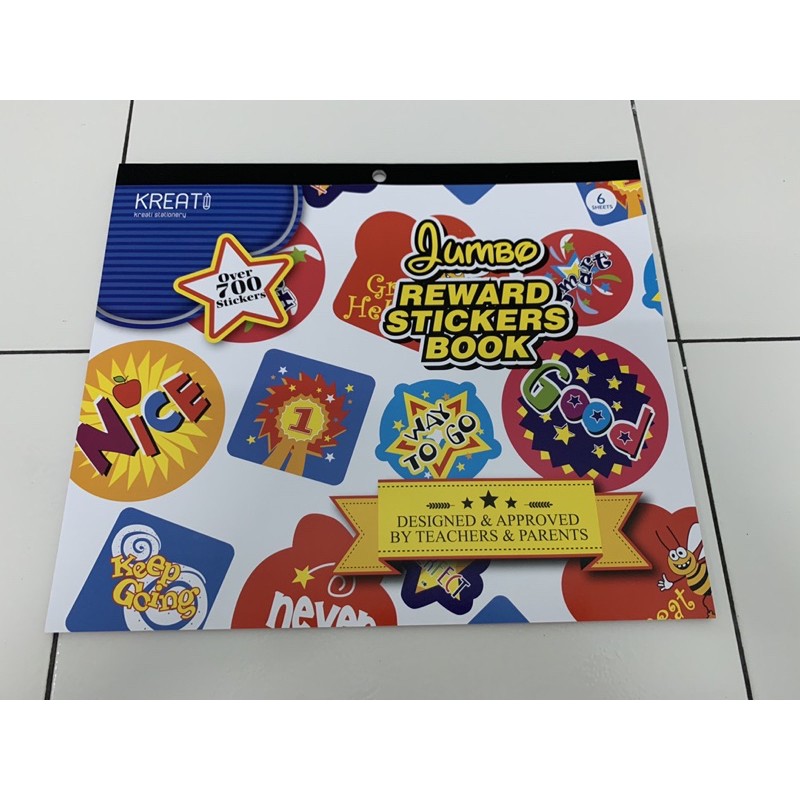 Jumbo Reward Stickers Book For Kids - Over 700 Stickers | Shopee Malaysia