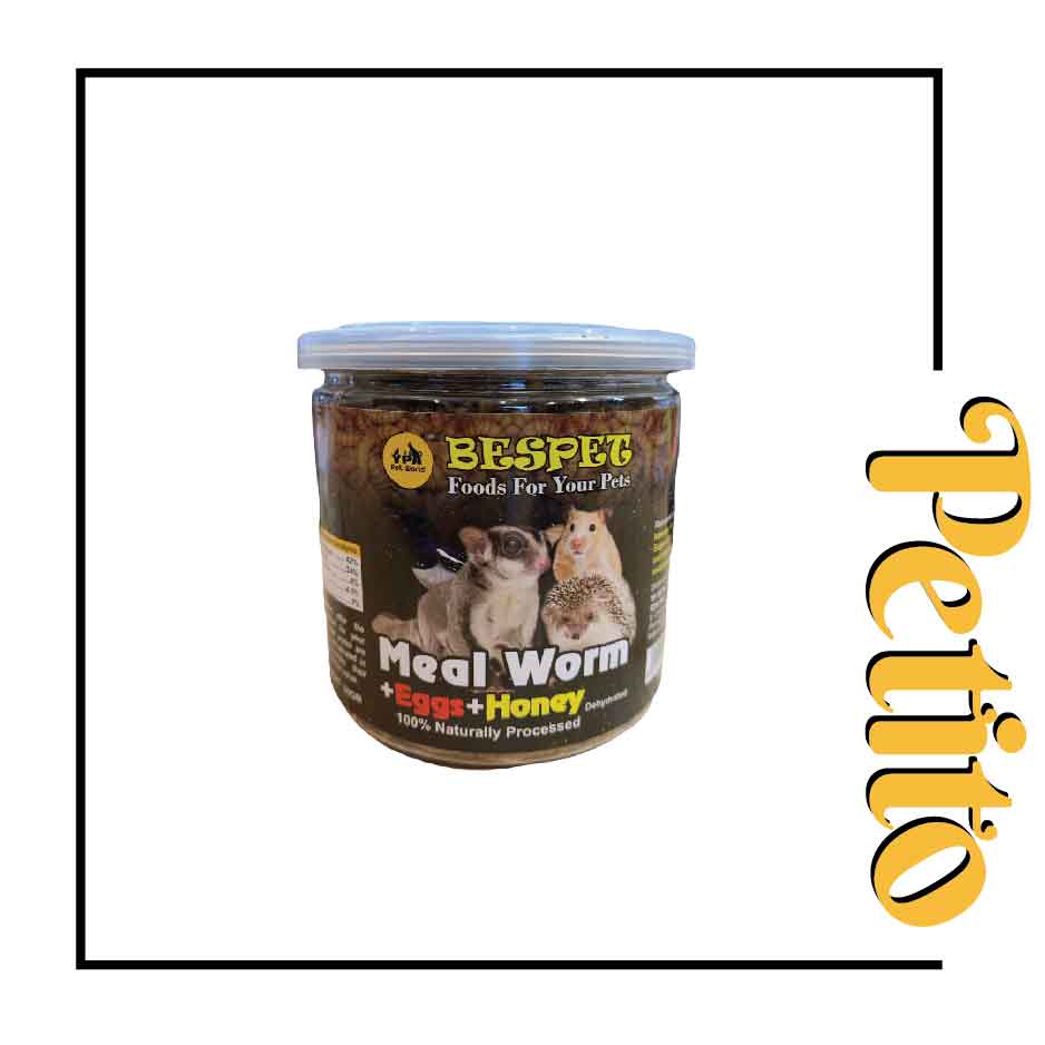 BESPET Meal Worm/Ulat Roti (+Egg+Honey) Dehydrated 60g | Shopee Malaysia