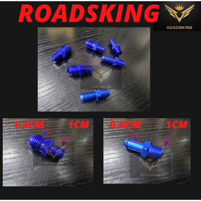 SARD TOMEI HKS GREDDY ADAPTER Fitting AN6 Thread to 5/16 Tube Hose Fuel