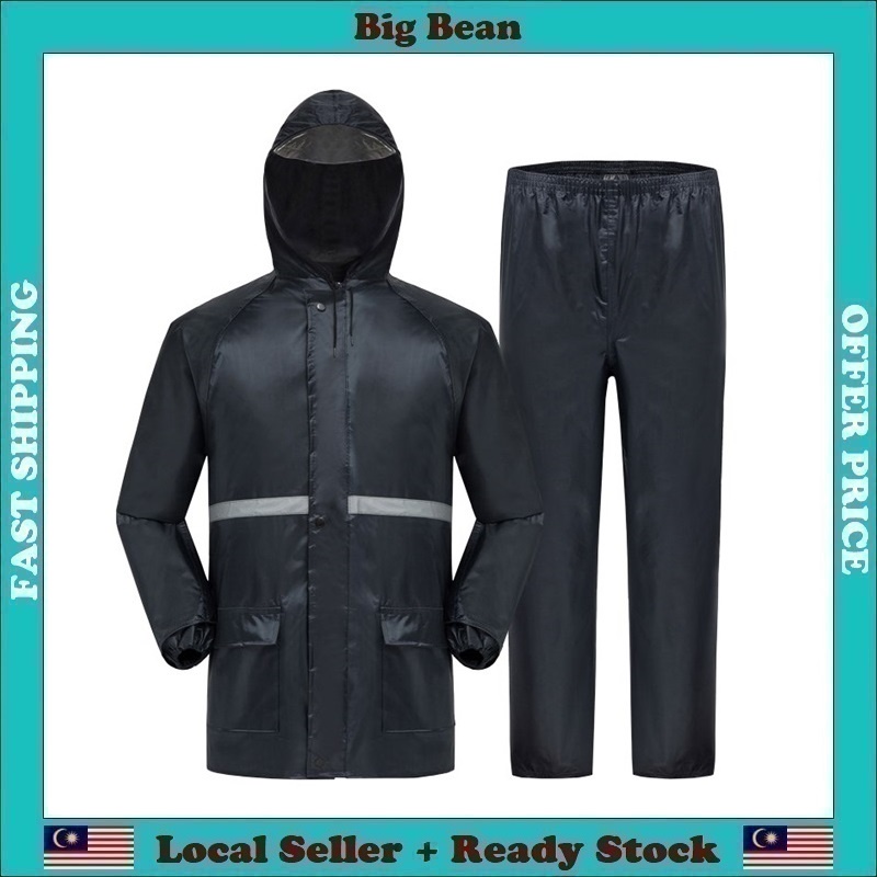 QUALITY Motorcycle Raincoat Baju Hujan Jaket Pants Bike Bicycle Rainsuit Outdoor Waterproof Rain Jacket Shopee Malaysia