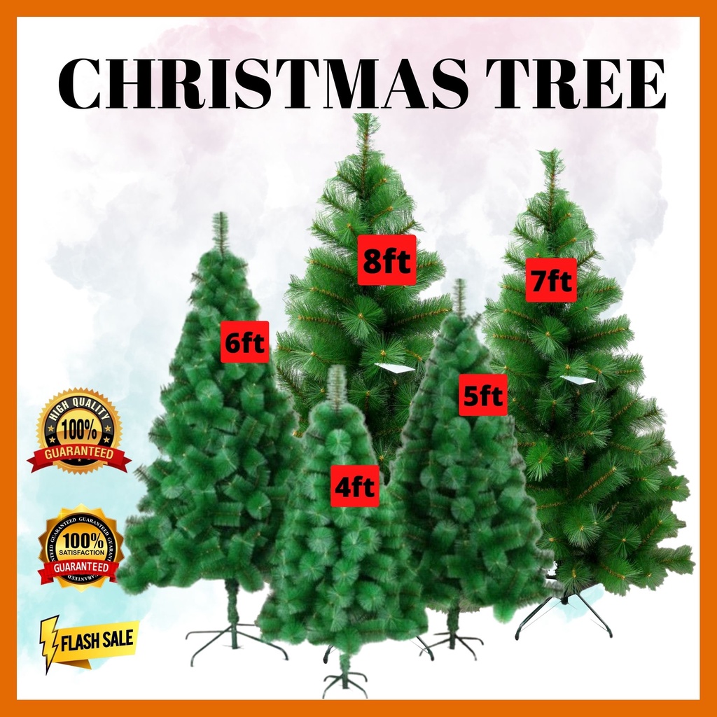 pokok Krismas Original Christmas Tree Two-color Pine Needle With Metal ...