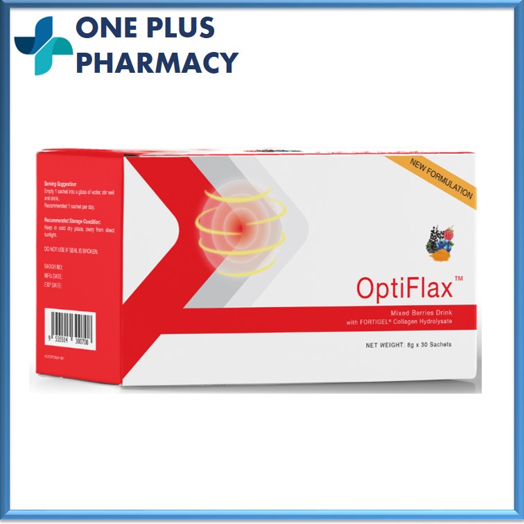Ascentia OptiFlax Mixed Berries Drink with Fortigel® Collagen ...