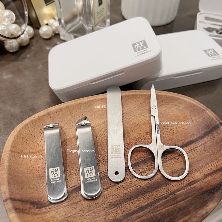 German Zwilling nail clippers nail clippers fourpiece portable stainless steel ultrasharp home