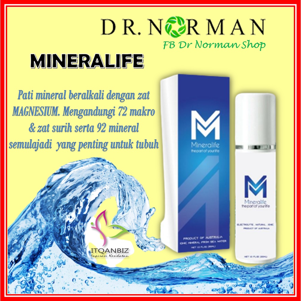 DR NORMAN MINERALIFE Supplement Magnesium Drop Sumber Mineral