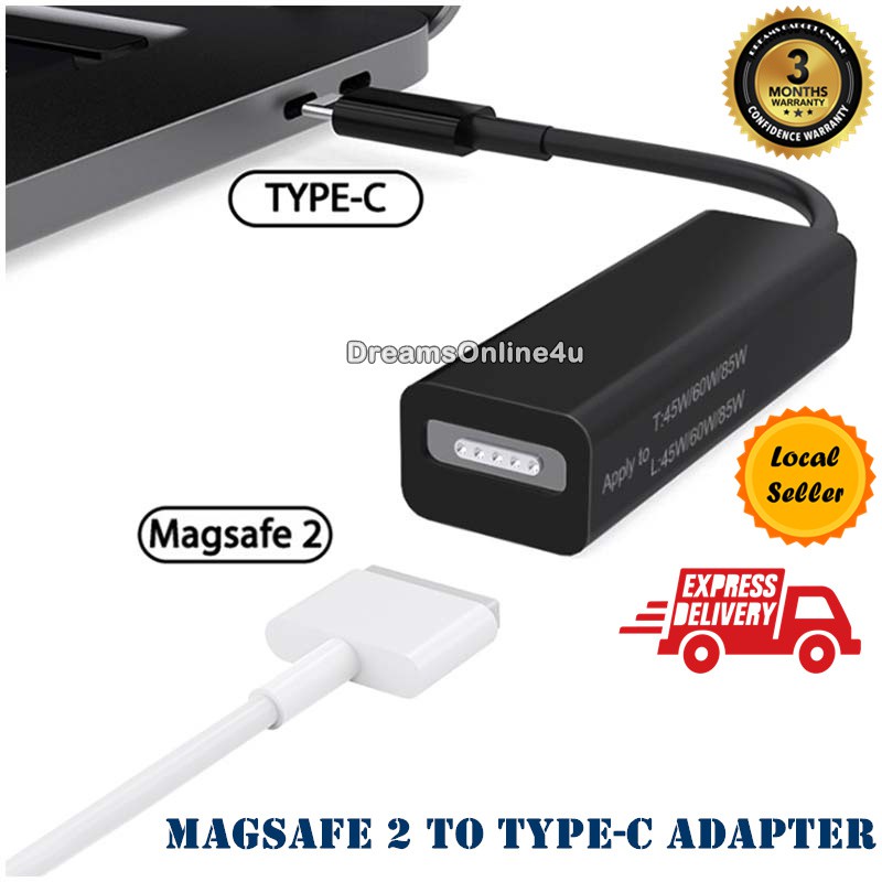 MS 2 to USB Type C Converter Adapter 60 Watts | Shopee Malaysia