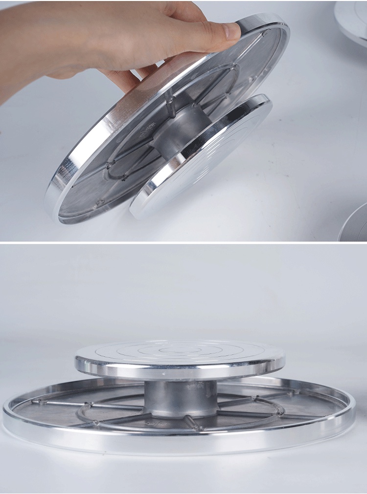 1Pc Double Face Use Turntable Aluminum Alloy Tools Ceramic Clay ...