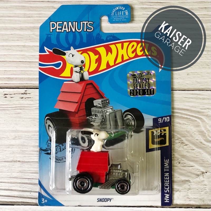 Hot Wheels Peanuts Snoopy Hw Screen Time Shopee Malaysia