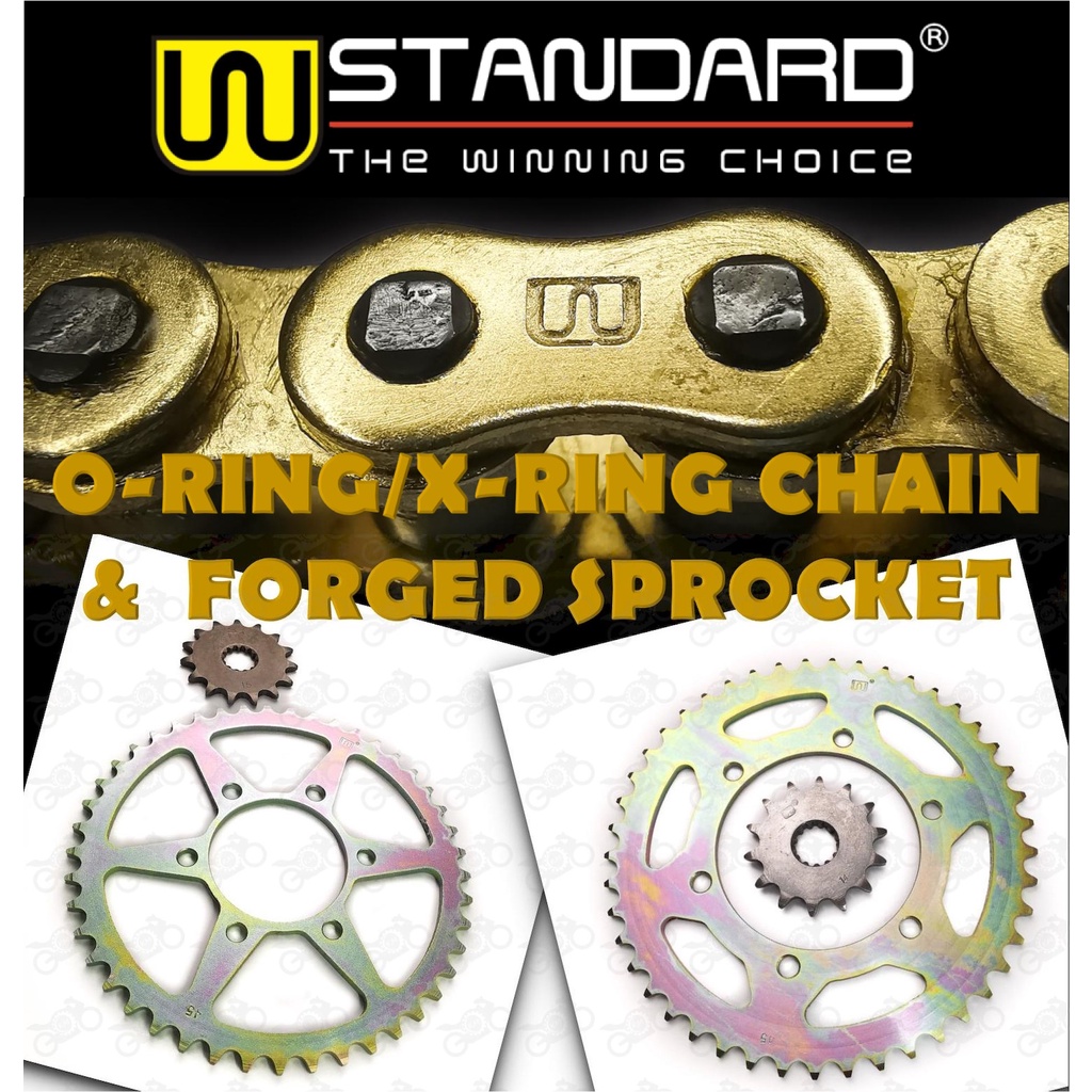 WStandard Sprocket Set / Chain [DUKE/NINJA/VERSYS/ER6/VULCAN/R25/O RING