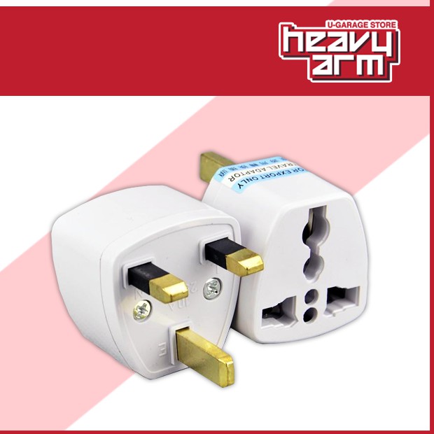 Universal UK 3 Pin Travel Plug/Socket/Adapter (250V/13A) * 5 Years ...